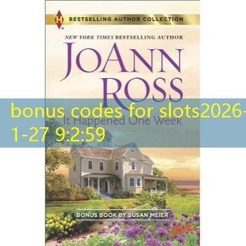 bonus codes for slots