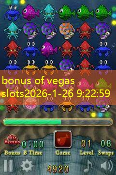 bonus of vegas slots